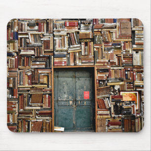 Boeken op boeken muismat