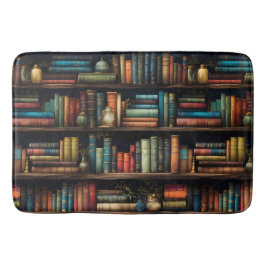  Boeken op Boekenplank Patroon Badkamer Badmat