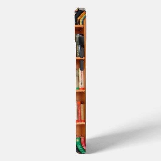Boeken op boekenplankenachtergrond Case-Mate iPhone case (Achterkant / Links)
