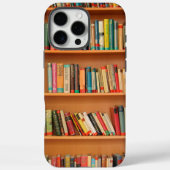 Boeken op boekenplankenachtergrond Case-Mate iPhone case (Achterkant)