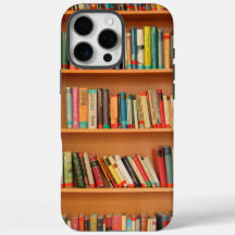 Boeken op boekenplankenachtergrond