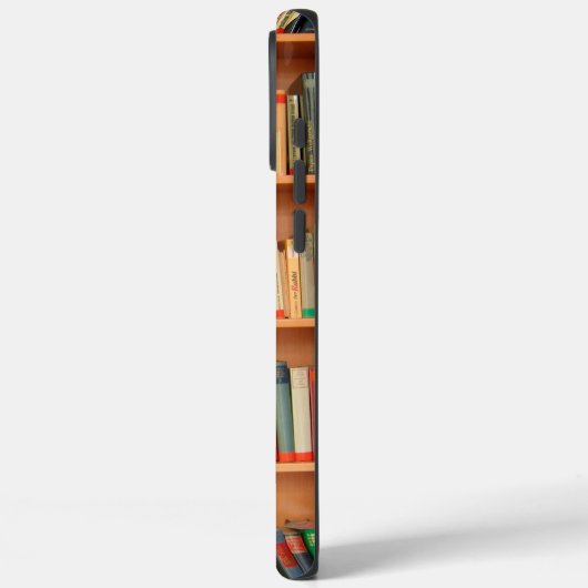 Boeken op boekenplankenachtergrond Case-Mate iPhone case (Achterkant / Links)