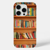 Boeken op boekenplankenachtergrond Case-Mate iPhone case (Achterkant)
