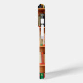 Boeken op boekenplankenachtergrond Case-Mate iPhone case (Achterkant / Links)