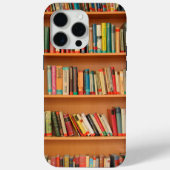 Boeken op boekenplankenachtergrond Case-Mate iPhone case (Achterkant)