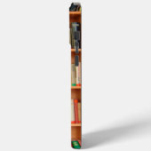 Boeken op boekenplankenachtergrond Case-Mate iPhone case (Achterkant / Links)