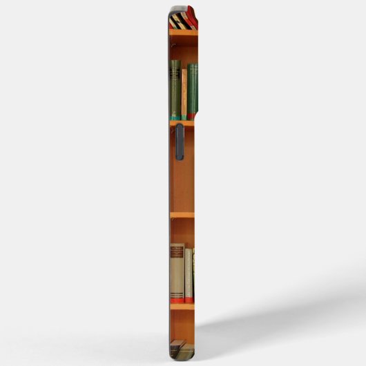 Boeken op boekenplankenachtergrond Case-Mate iPhone case (Achterkant / Rechts)