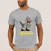 Boeken op de grond t-shirt (Voorkant)