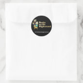 Boeken op de Nachtkraam Stickers (Tas)