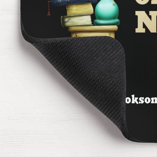 Boeken op de Nightstand Mousepad Muismat (Hoek)