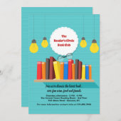 Boeken op de uitnodiging (Voorkant / Achterkant)