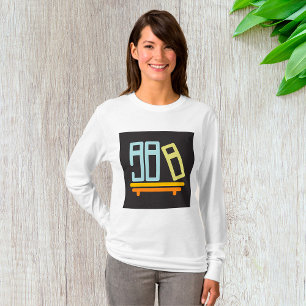 Boeken op een plank Vrouwen lang Sleeve T-shirt