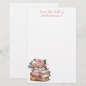  boeken op maat briefpapier (Voorkant / Achterkant)