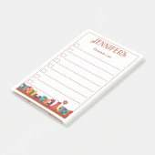 Boeken op plank leeslijst Post-It-notities Post-it® Notes (Schuin)