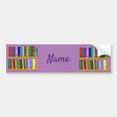 Boeken op planken Thunder_Cove Bumpersticker (Voorkant)