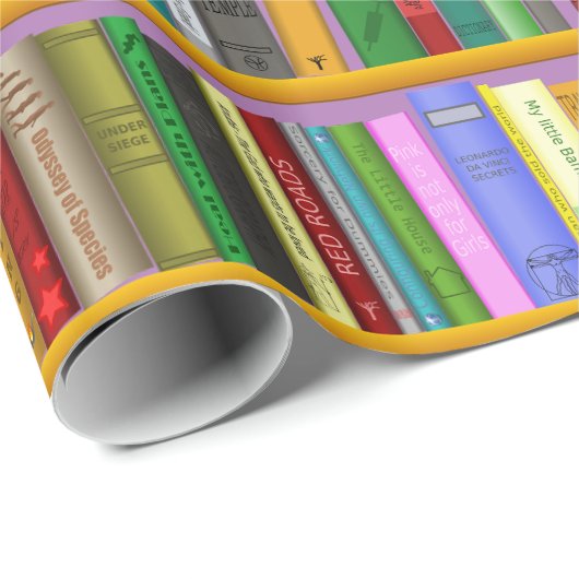 Boeken op Shelves Thunder_Cove Cadeaupapier (Rol Hoek)