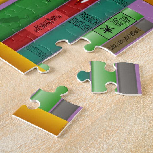 Boeken op Shelves Thunder_Cove Legpuzzel (Zijkant)