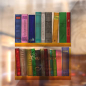 Boeken op Shelves Thunder_Cove Raamsticker (Vel 2)