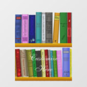 Boeken op Shelves Thunder_Cove Raamsticker (Vel)