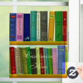 Boeken op Shelves Thunder_Cove Raamsticker (Huis)
