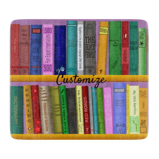 Boeken op Shelves Thunder_Cove Snijplank (Voorkant)