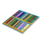 Boeken op Shelves Thunder_Cove Tegeltje (Zijkant)