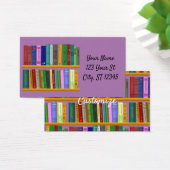 Boeken op Shelves Thunder_Cove Visitekaartje (Bureau)