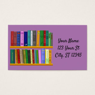 Boeken op Shelves Thunder_Cove Visitekaartje