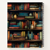  boeken over boekenplankpatroon (Achterkant)