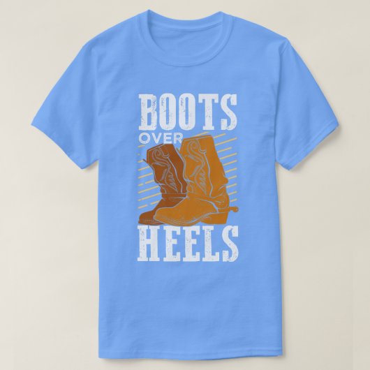 Boeken over Heels Equestrian Girl Gift T-shirt (Design voorkant)