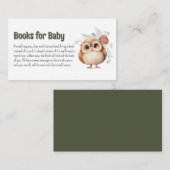 Boeken over Malse Bosvrienden voor Baby Informatiekaartje (Voorkant / Achterkant)