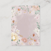 Boeken over Paars Baby shower van lente-wilde-bloe Informatiekaartje (Achterkant)