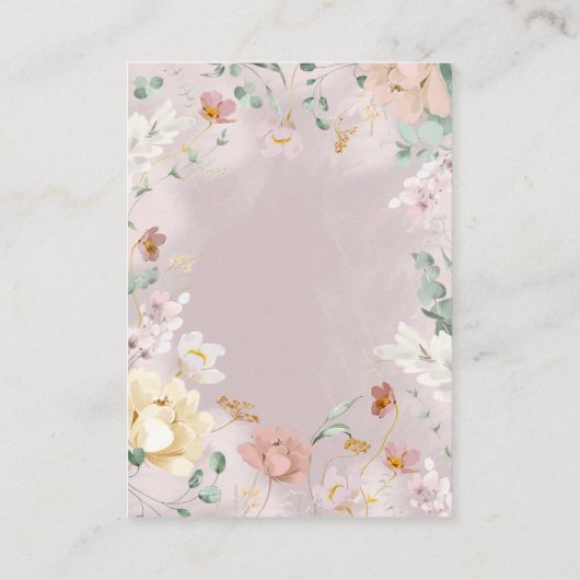 Boeken over Paars Baby shower van lente-wilde-bloe Informatiekaartje (Achterkant)