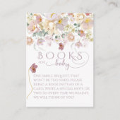 Boeken over Paars Baby shower van lente-wilde-bloe Informatiekaartje (Voorkant)