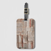  Boeken pagina's Open Boeken Bibliofiel Bagagelabel (Voorkant (verticaal))