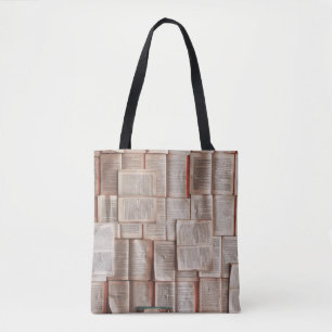  Boeken pagina's Open Boeken Bibliofiel Tote Bag