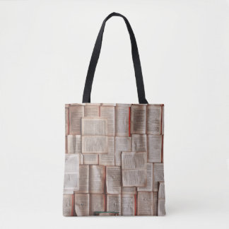 Boeken pagina's Open Boeken Bibliofiel Tote Bag