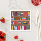 Boeken Papieren servetten, Boekliefhebber Feestart Servet (Insitu)