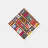 Boeken Papieren servetten, Boekliefhebber Feestart Servet (Hoek)
