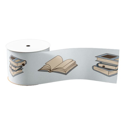 Boeken, patroon grosgrain lint (Spoel)