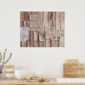  boeken poster (Keuken)