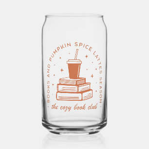 Boeken & Pumpkin Spice Season Blikvorm Glas