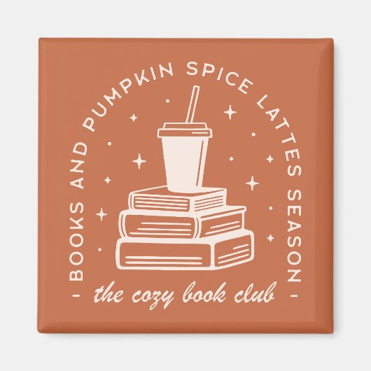 Boeken & Pumpkin Spice Season Magneet (Voorkant)