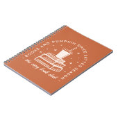 Boeken & Pumpkin Spice Season Notitieboek (Linkerzijde)