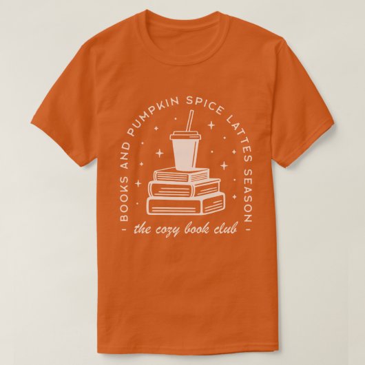 Boeken & Pumpkin Spice Season T-shirt (Design voorkant)