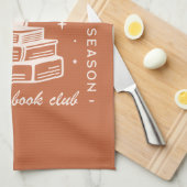 Boeken & Pumpkin Spice Season Theedoek (Quarter Fold)