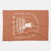 Boeken & Pumpkin Spice Season Theedoek (Horizontaal)