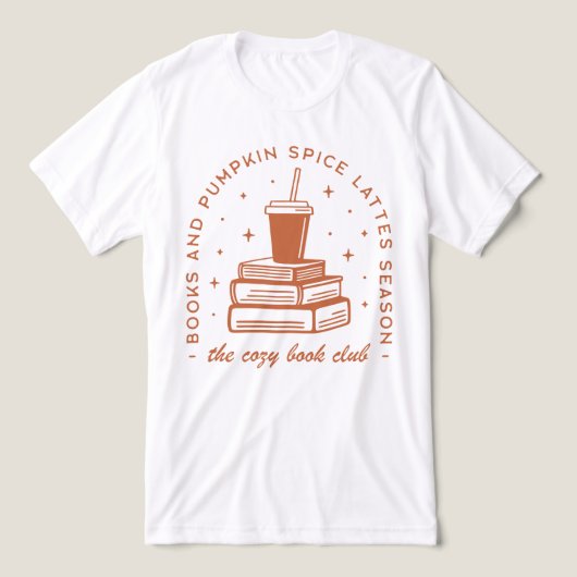 Boeken & Pumpkin Spice Season Tri-Blend Shirt (Design voorkant)