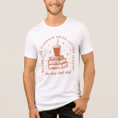 Boeken & Pumpkin Spice Season Tri-Blend Shirt (Voorkant)