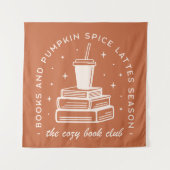 Boeken & Pumpkin Spice Season Wandkleed (Voorkant)